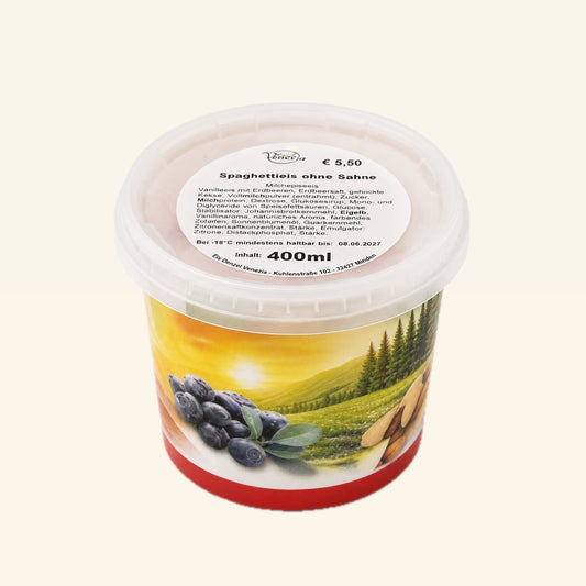 Spaghetti-Eis – 400 ml